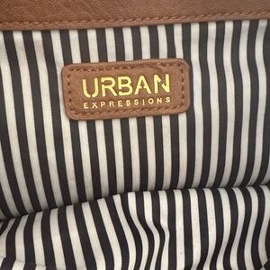 Urban Expressions Tan Leather Tote